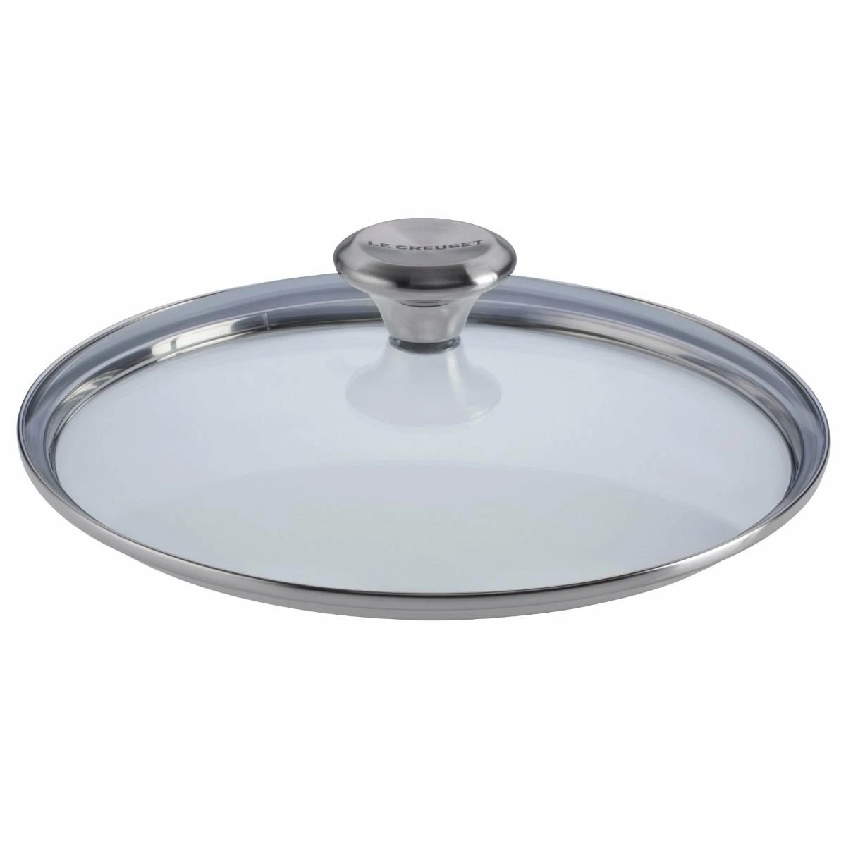 Le Creuset 9.5" Glass Lid With Stainless Steel Knob 3 Le Creuset 9.5" Glass Lid With Stainless Steel Knob - Image 3