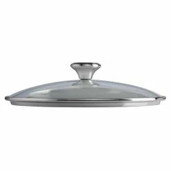 Le Creuset 11" Glass Lid With Stainless Steel Knob 4 Le Creuset 11" Glass Lid With Stainless Steel Knob -Swiss Diamond shop gl5000 28 profile 1