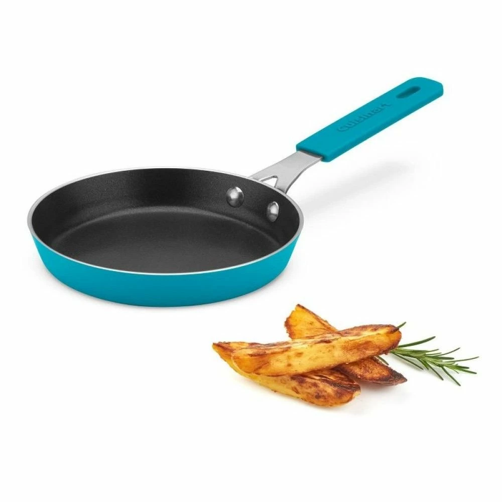 Cuisinart Mini 5.5" Nonstick Round Fry Pan | Turquoise 2 Cuisinart Mini 5.5" Nonstick Round Fry Pan | Turquoise - Image 2