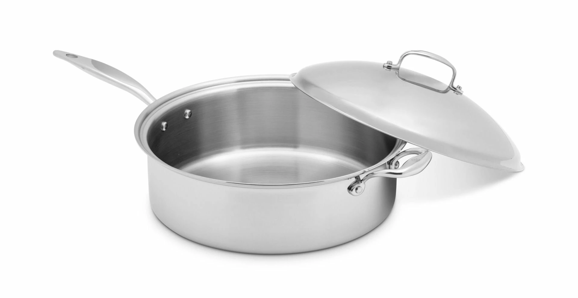 Heritage Steel Cookware Stainless Steel Family Sauté Pan With Lid | 8 Qt. 3 Heritage Steel Cookware Stainless Steel Family Sauté Pan With Lid | 8 Qt. - Image 3