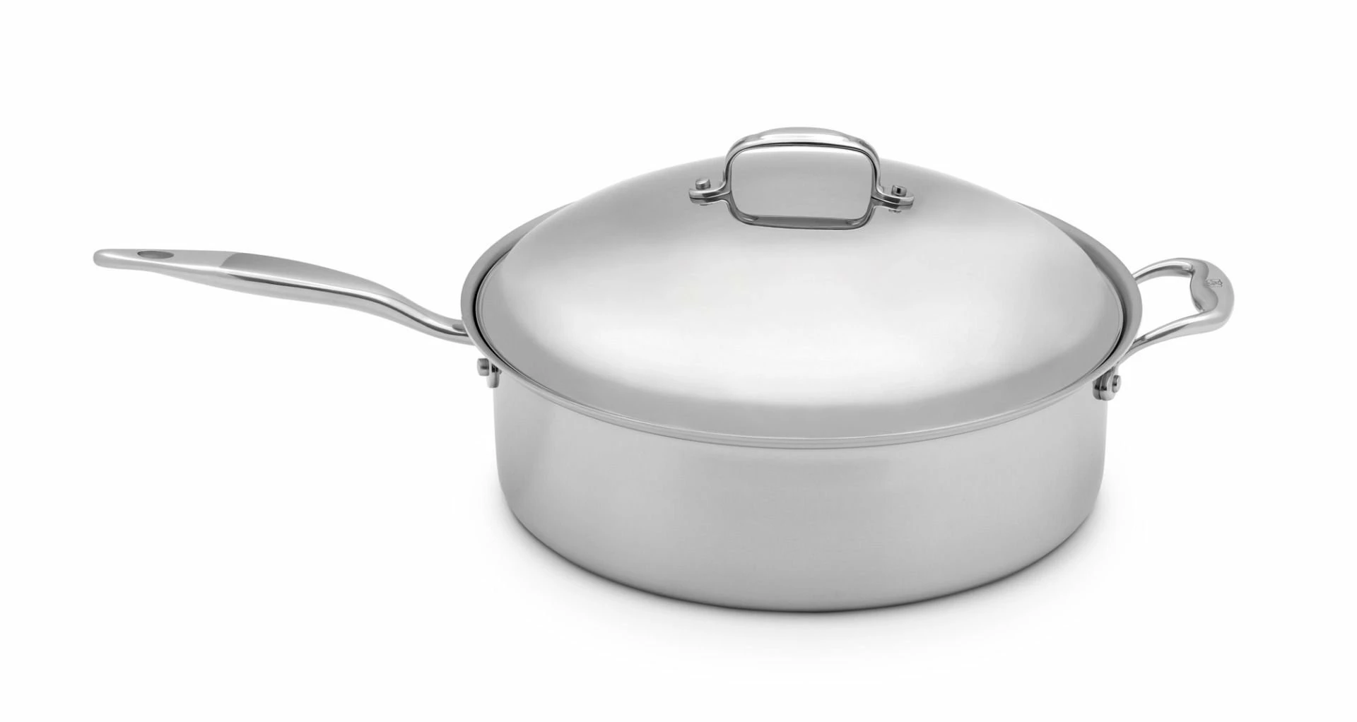 Heritage Steel Cookware Stainless Steel Family Sauté Pan With Lid | 8 Qt. 2 Heritage Steel Cookware Stainless Steel Family Sauté Pan With Lid | 8 Qt. - Image 2