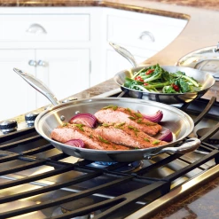 Heritage Steel Cookware Stainless Steel French Skillet | 13.5"