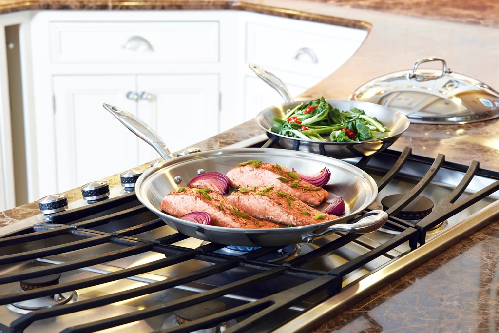 Heritage Steel Cookware Stainless Steel French Skillet | 13.5" 1 Heritage Steel Cookware Stainless Steel French Skillet | 13.5"