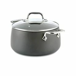 All-Clad HA1 Hard Anodized Nonstick Soup Pot & Lid | 4 Qt.