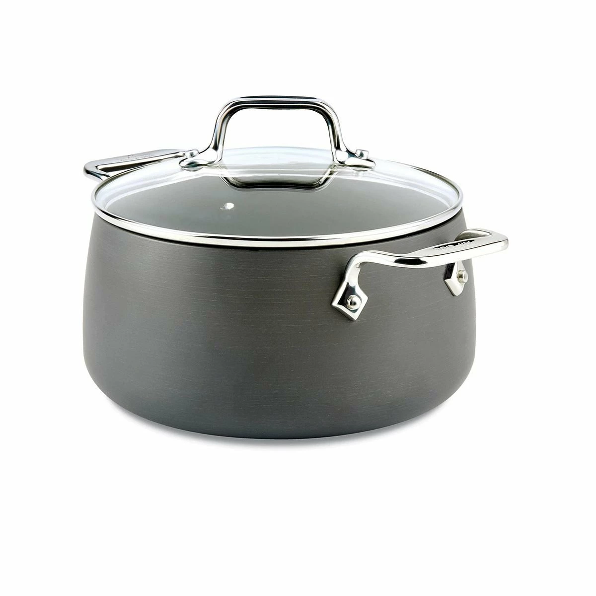 All-Clad HA1 Hard Anodized Nonstick Soup Pot & Lid | 4 Qt. 1 All-Clad HA1 Hard Anodized Nonstick Soup Pot & Lid | 4 Qt.