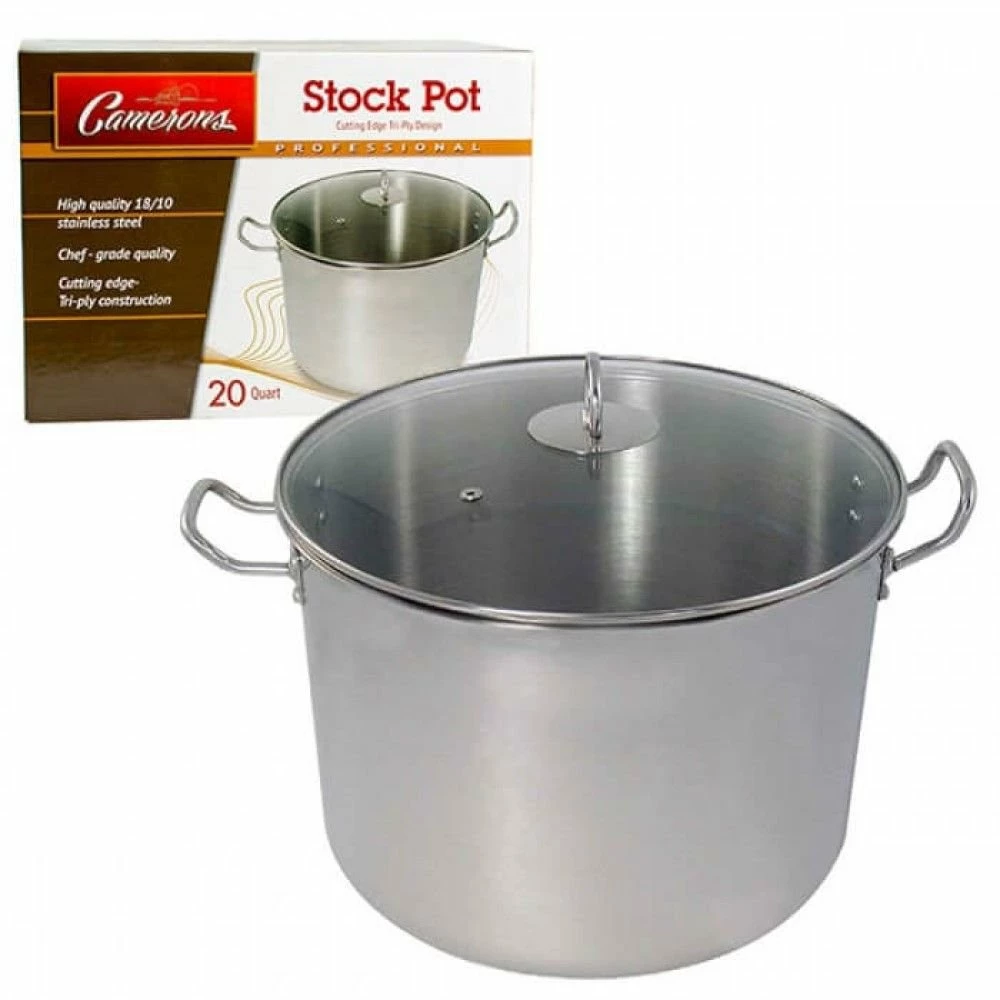 Camerons Products Camerons 20-Quart Stock Pot 1 Camerons Products Camerons 20-Quart Stock Pot
