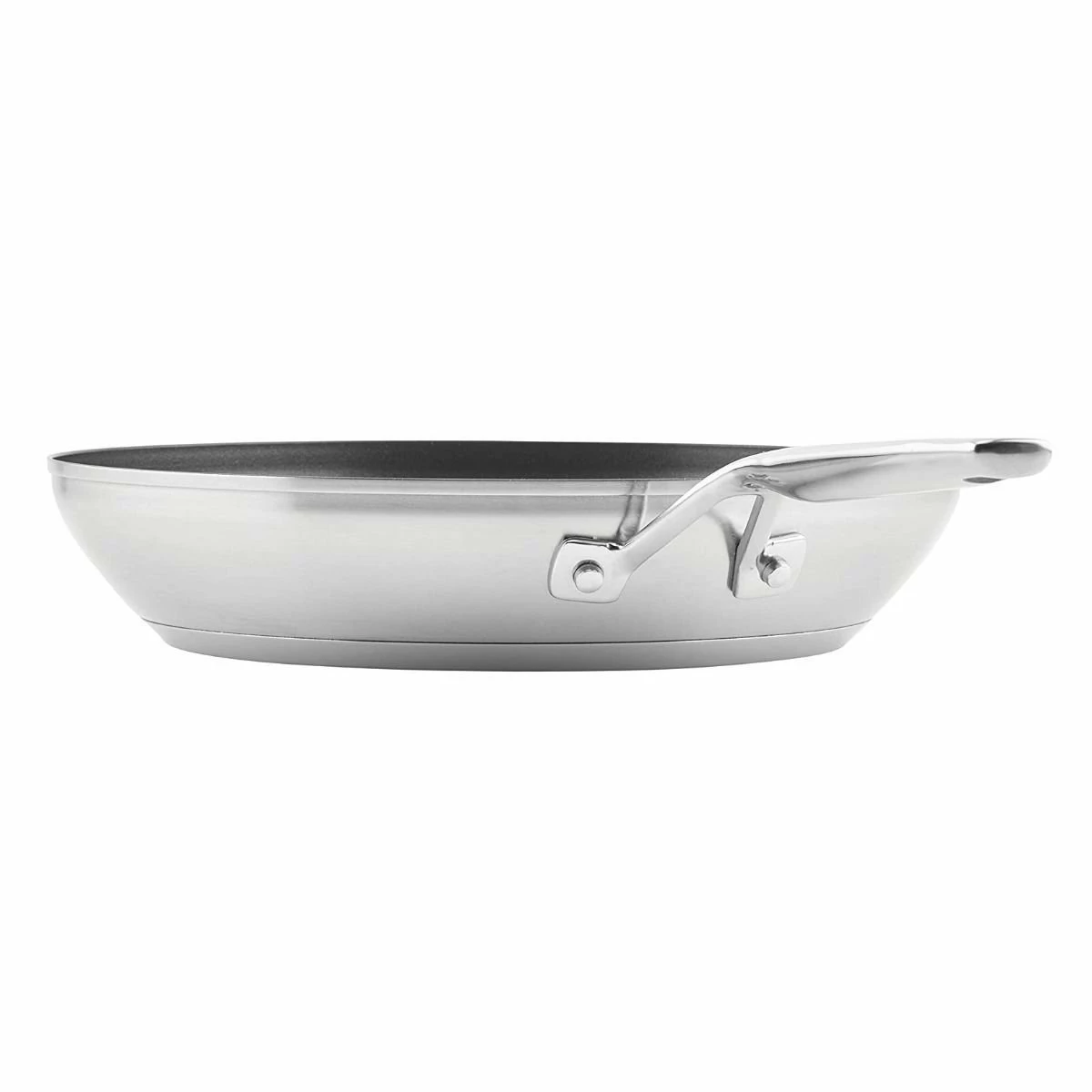 KitchenAid Non-Electrics KitchenAid 12" Stainless Steel 3-Ply Fry Pan | Nonstick - Image 3