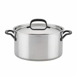KitchenAid Non-Electrics KitchenAid 8 Qt. Stainless Steel 5-Ply Stockpot With Lid