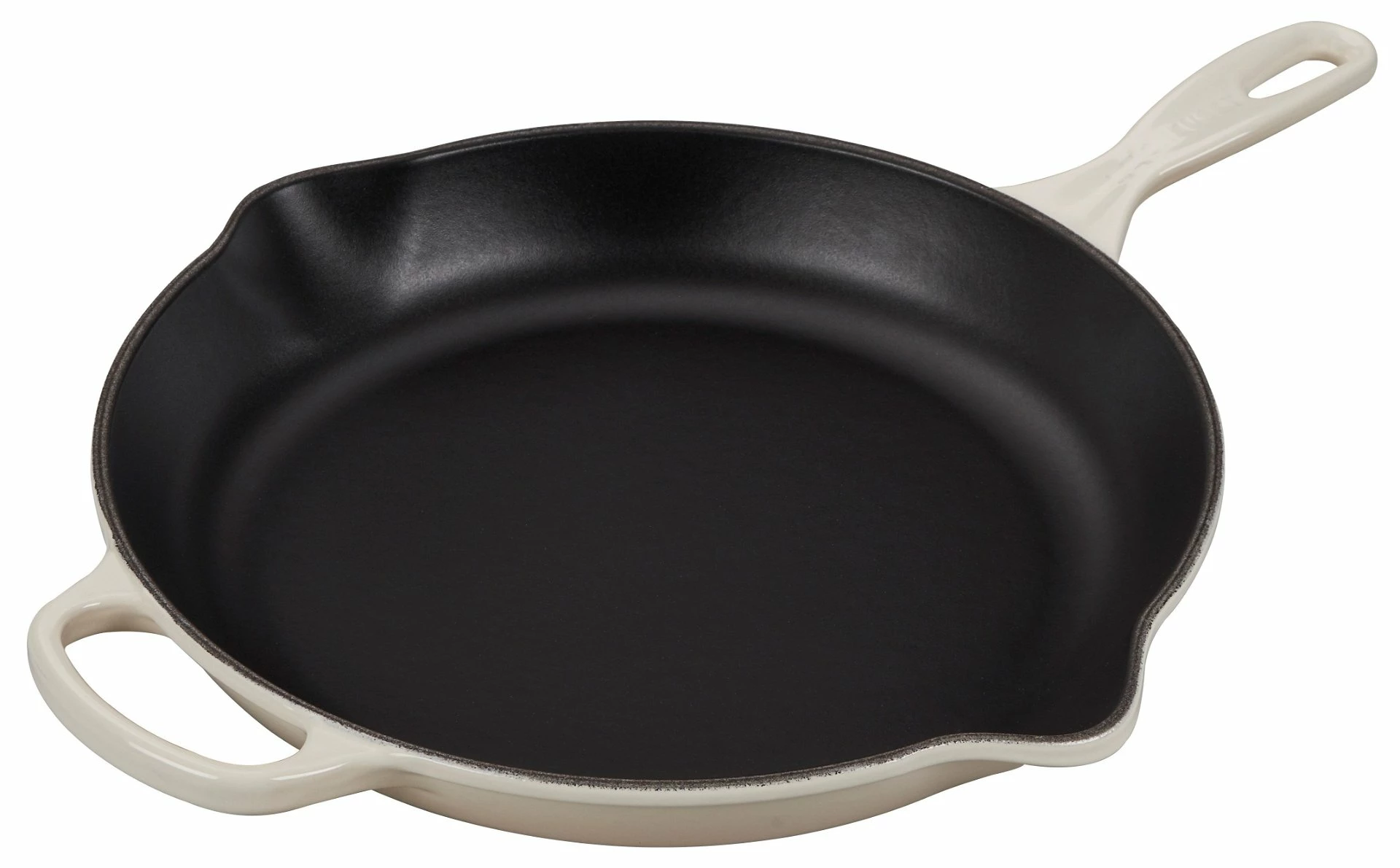 Le Creuset 11.75" Signature Enameled Cast Iron Skillet | Meringue White 1 Le Creuset 11.75" Signature Enameled Cast Iron Skillet | Meringue White