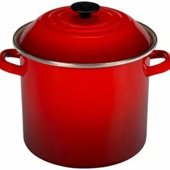 Le Creuset 10 Qt. Stock Pot | Cerise/Cherry Red