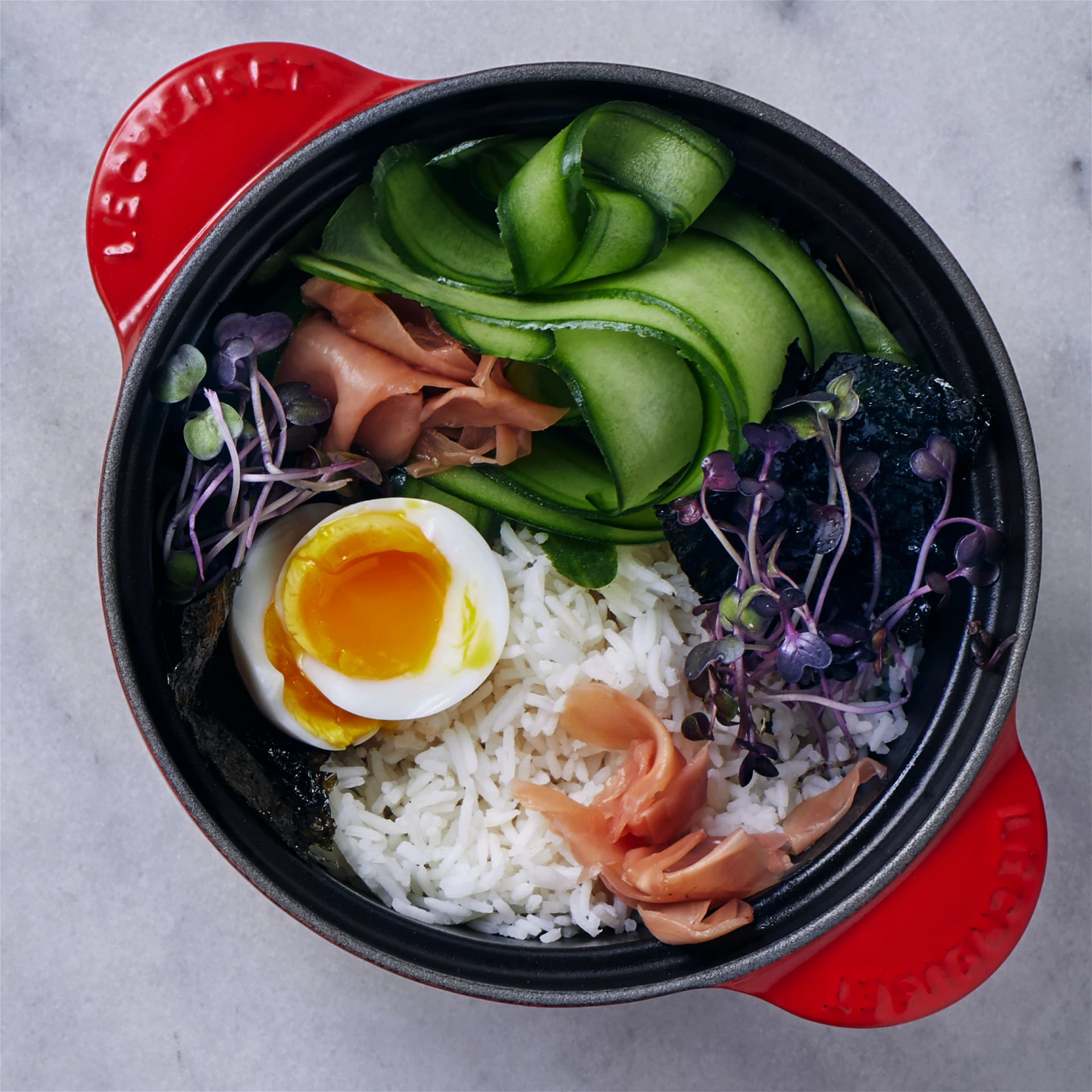 Le Creuset Cast Iron Rice Pot | Cerise/Cherry Red - Image 7