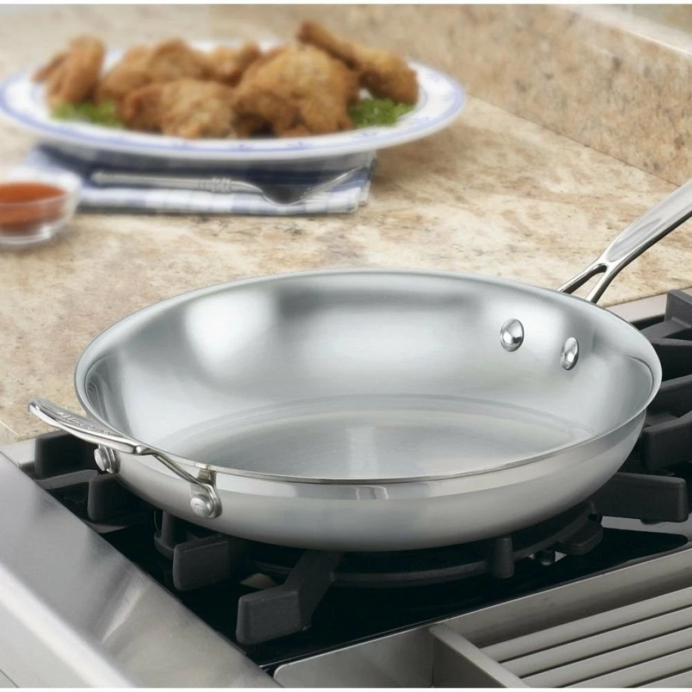 Cuisinart MultiClad Pro Triple Ply Stainless Steel 12" Skillet With Helper Handle 2 Cuisinart MultiClad Pro Triple Ply Stainless Steel 12" Skillet With Helper Handle - Image 2