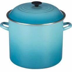 Le Creuset 16 Qt. Stock Pot | Caribbean Blue