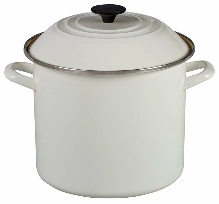 Le Creuset 10 Qt. Stock Pot | White 1 Le Creuset 10 Qt. Stock Pot | White
