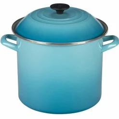 Le Creuset 10 Qt. Stock Pot | Caribbean Blue