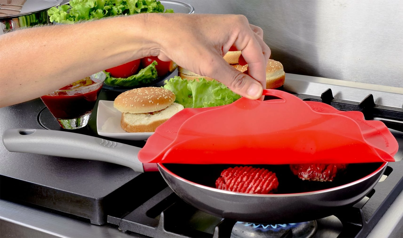 Charles Viancin Poppy Silicone Lid - Large 11" 1 Charles Viancin Poppy Silicone Lid - Large 11"