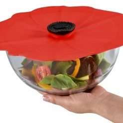 Charles Viancin Poppy Silicone Lid - Large 11" 7 Charles Viancin Poppy Silicone Lid - Large 11" -Swiss Diamond shop poppy lid storing