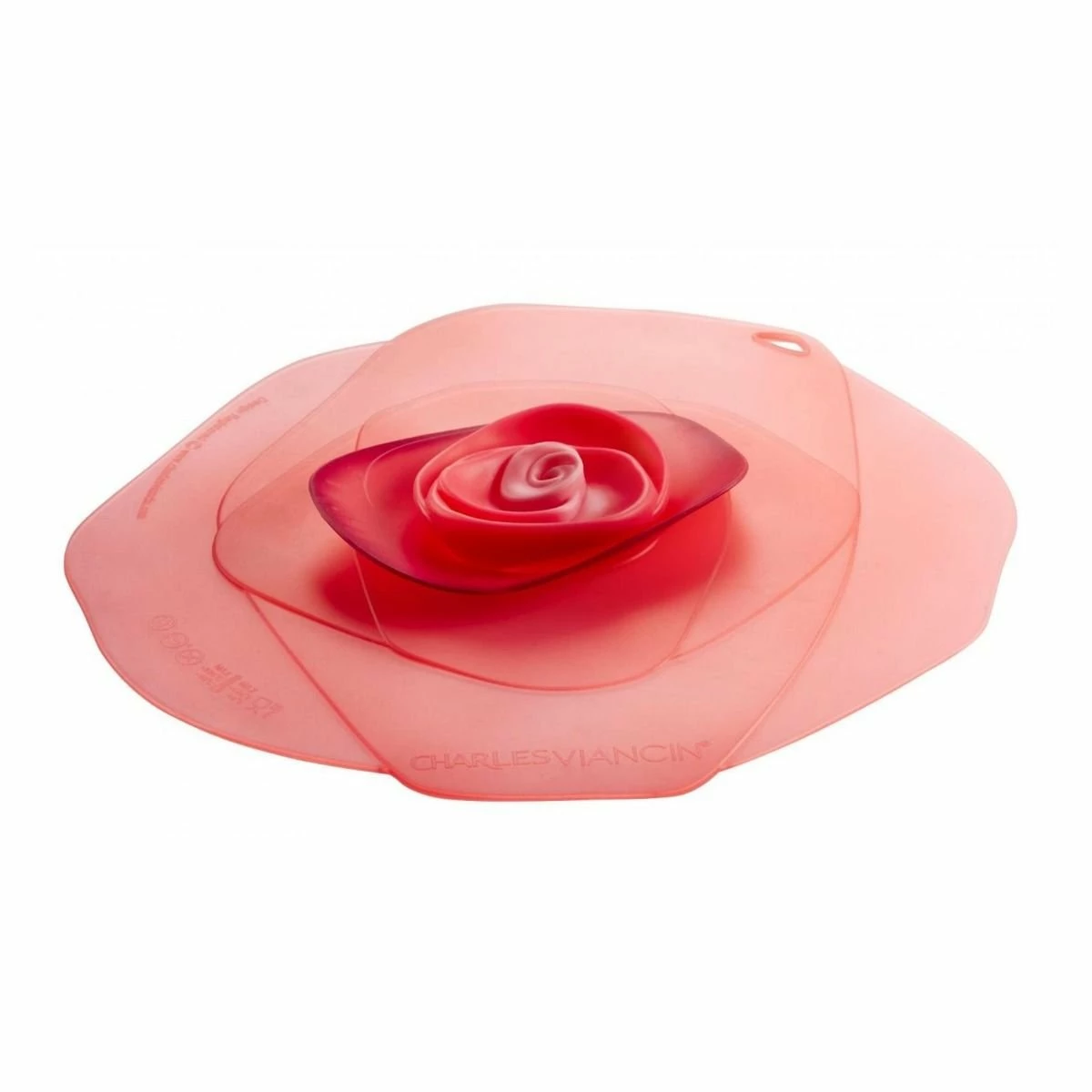 Charles Viancin Silicone Lid | 11" Rose (Candy Pink) 1 Charles Viancin Silicone Lid | 11" Rose (Candy Pink)