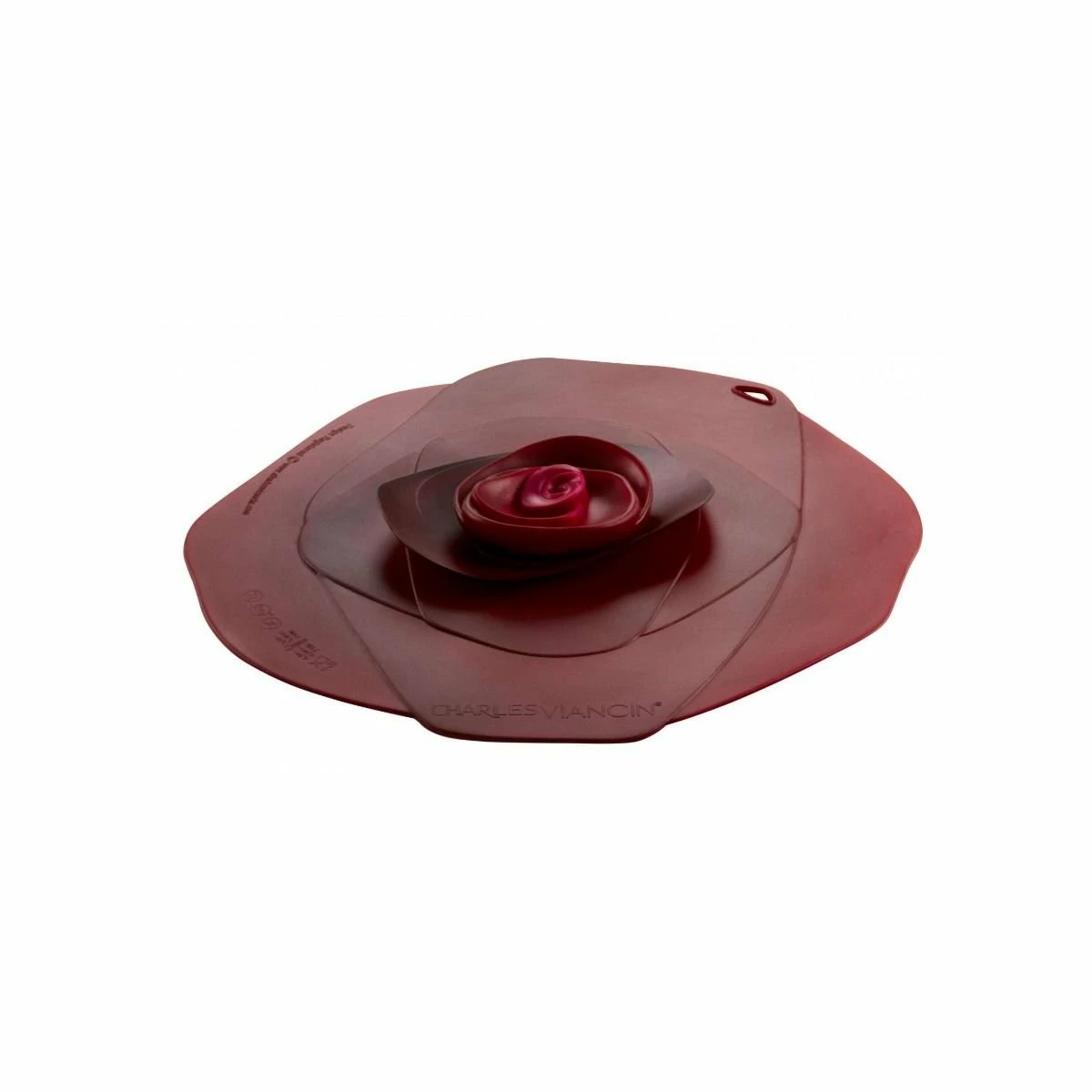Charles Viancin Silicone Lid | 9" Rose (Dark Red) 1 Charles Viancin Silicone Lid | 9" Rose (Dark Red)