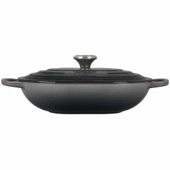 Le Creuset 3.75 Qt. Oval Signature Casserole With Stainless Steel Knob | Oyster Grey 7 Le Creuset 3.75 Qt. Oval Signature Casserole With Stainless Steel Knob | Oyster Grey -Swiss Diamond shop rs11685 ls2512 317fss 2