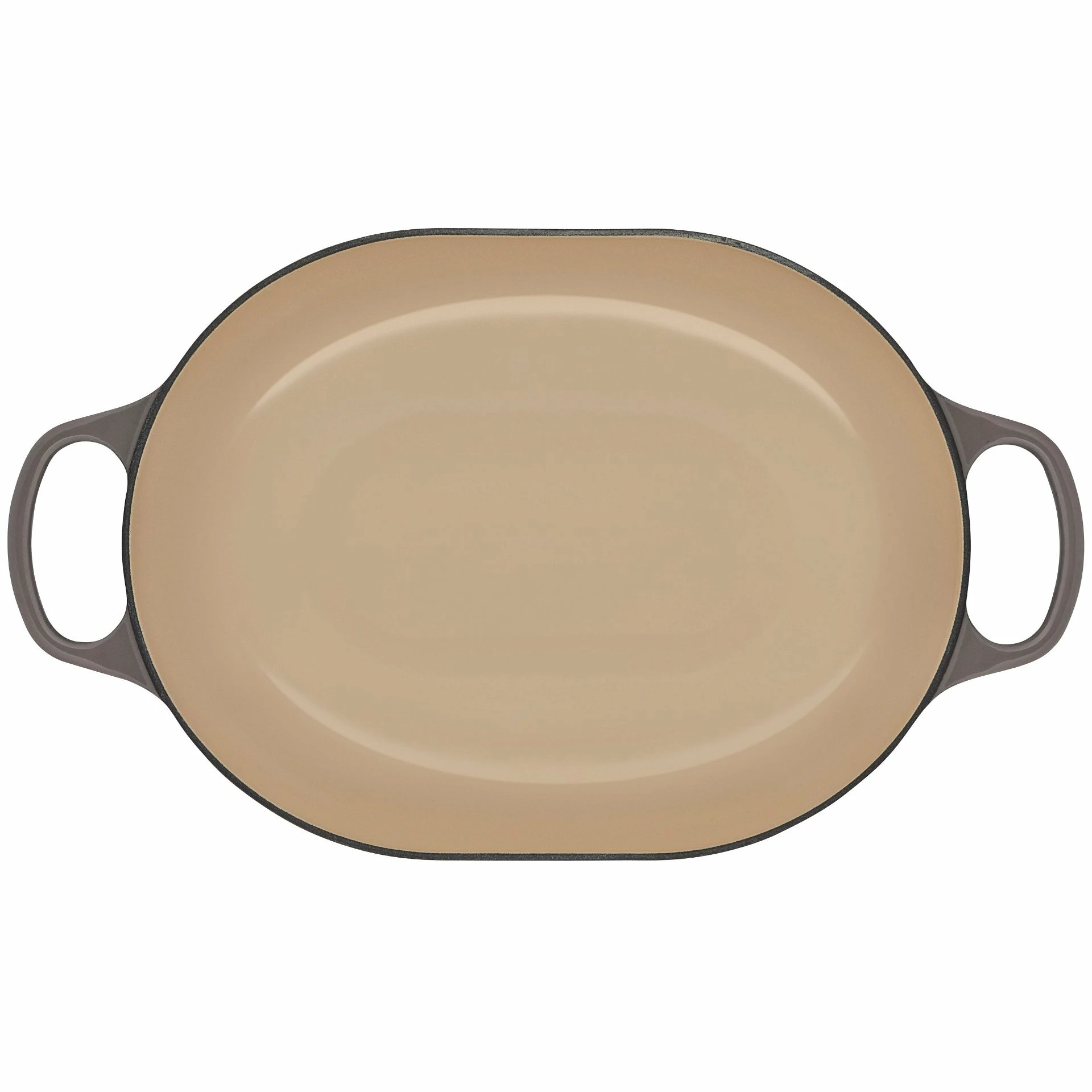 Le Creuset 3.75 Qt. Oval Signature Casserole With Stainless Steel Knob | Oyster Grey 4 Le Creuset 3.75 Qt. Oval Signature Casserole With Stainless Steel Knob | Oyster Grey - Image 4