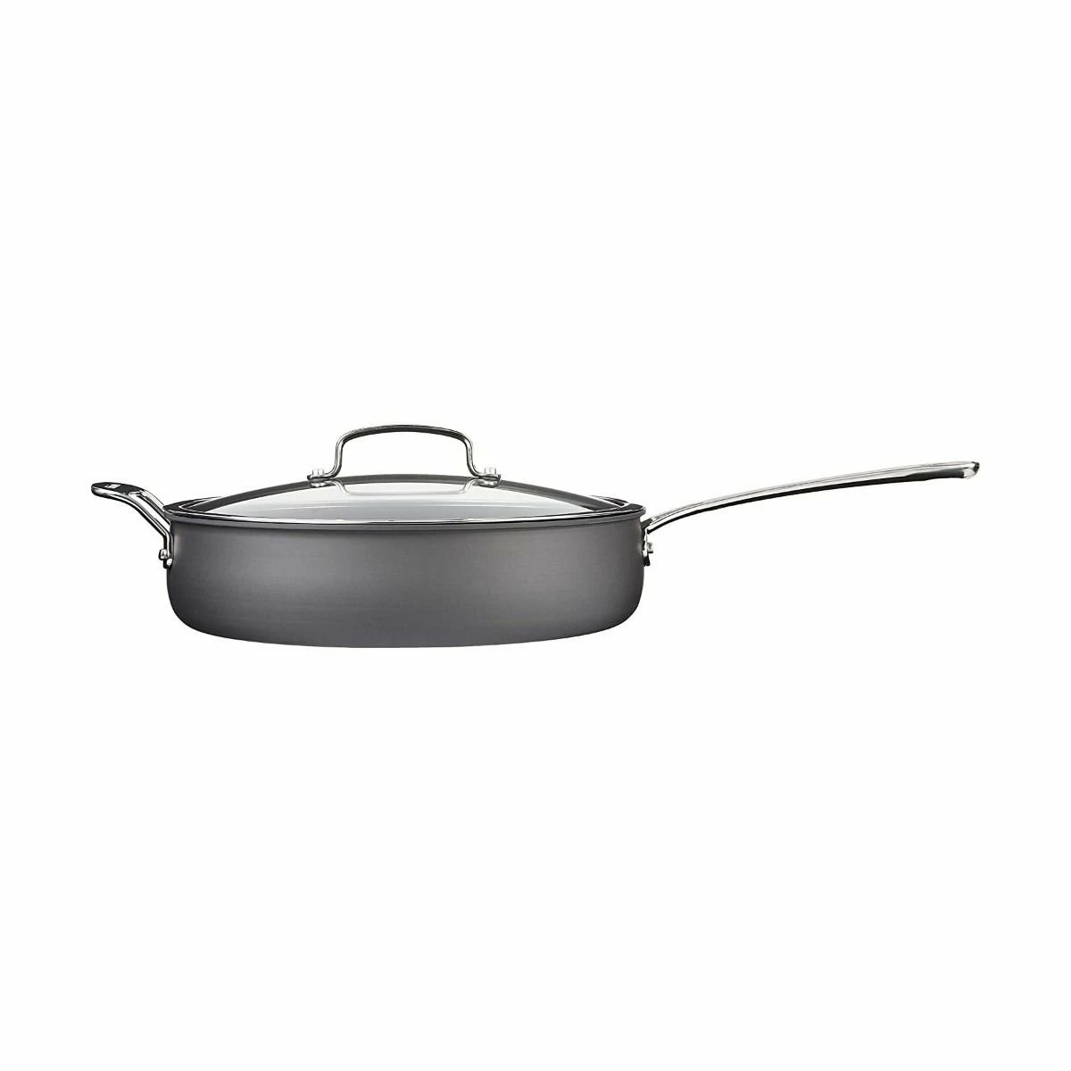 Cuisinart Contour Hard Anodized Saute Pan With Helper Handle & Cover | 5 Qt. 2 Cuisinart Contour Hard Anodized Saute Pan With Helper Handle & Cover | 5 Qt. - Image 2