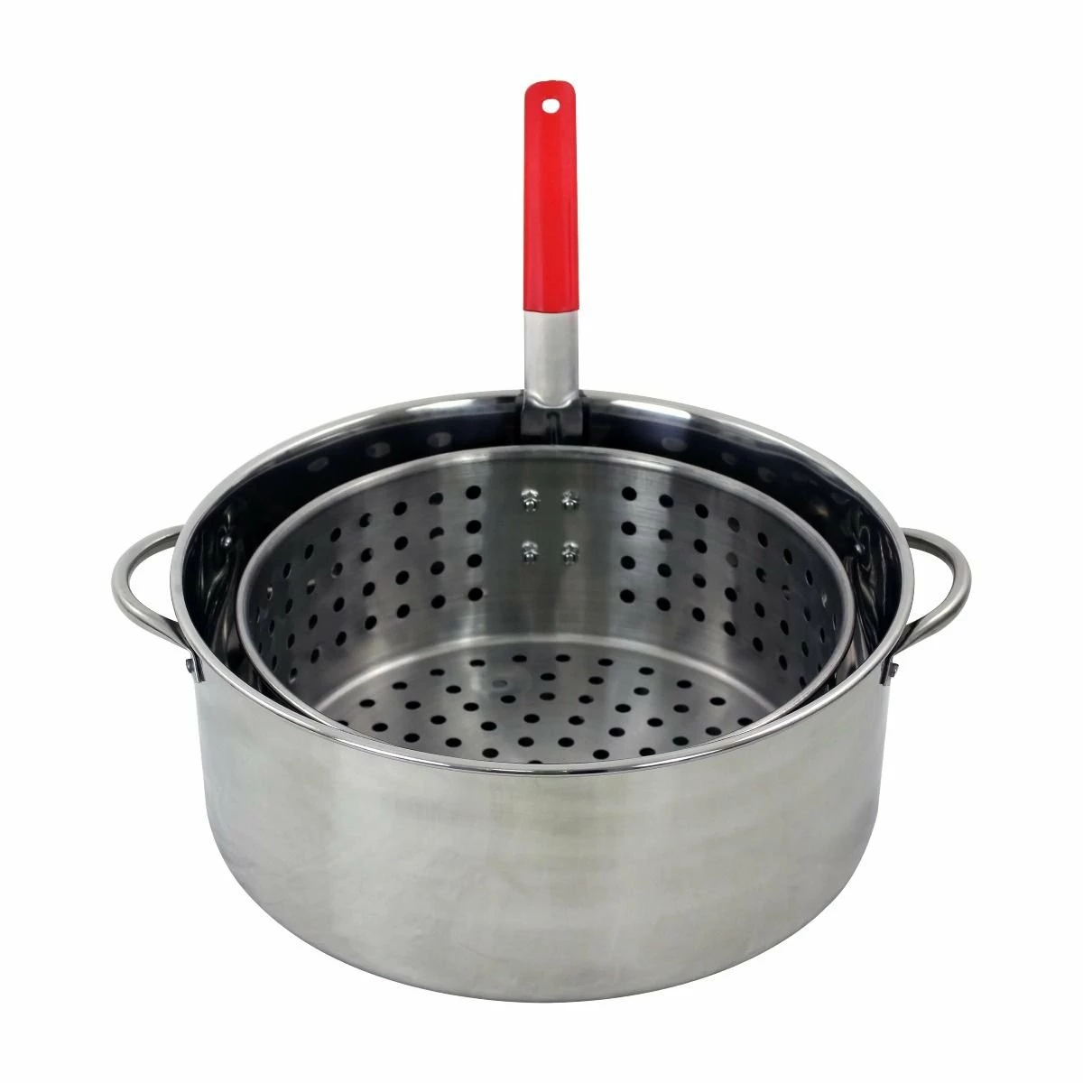 Chard 10.5 Qt. Steel Frying Pot With Basket 1 Chard 10.5 Qt. Steel Frying Pot With Basket