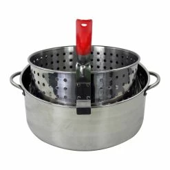 Chard 10.5 Qt. Steel Frying Pot With Basket 6 Chard 10.5 Qt. Steel Frying Pot With Basket -Swiss Diamond shop ssb 105 4 10x10 a73c1316 4505 48