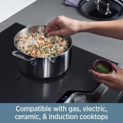 All-Clad D3 Stainless Steel Fry Pan | 10" -Swiss Diamond shop ssfry3