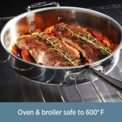All-Clad D3 Stainless Steel Fry Pan | 10" -Swiss Diamond shop ssfry5