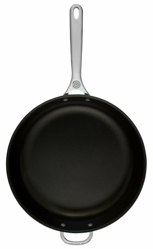 Le Creuset 12.5" Nonstick Deep Fry Pan | Stainless Steel - Image 3