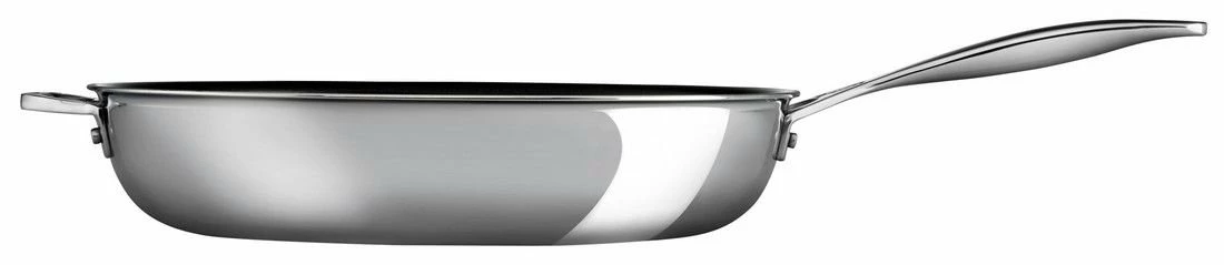 Le Creuset 12.5" Nonstick Deep Fry Pan | Stainless Steel - Image 2
