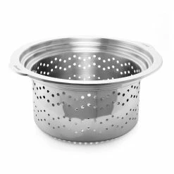 Chantal Induction 21 Stock Pot With Pasta/Steamer Insert + Glass Lid | 8 Qt. -Swiss Diamond shop steamer1 1