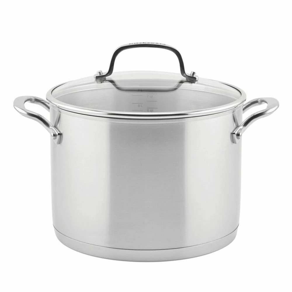 KitchenAid Non-Electrics KitchenAid Stainless Steel 3-Ply Base Stockpot With Lid | 8 Qt.