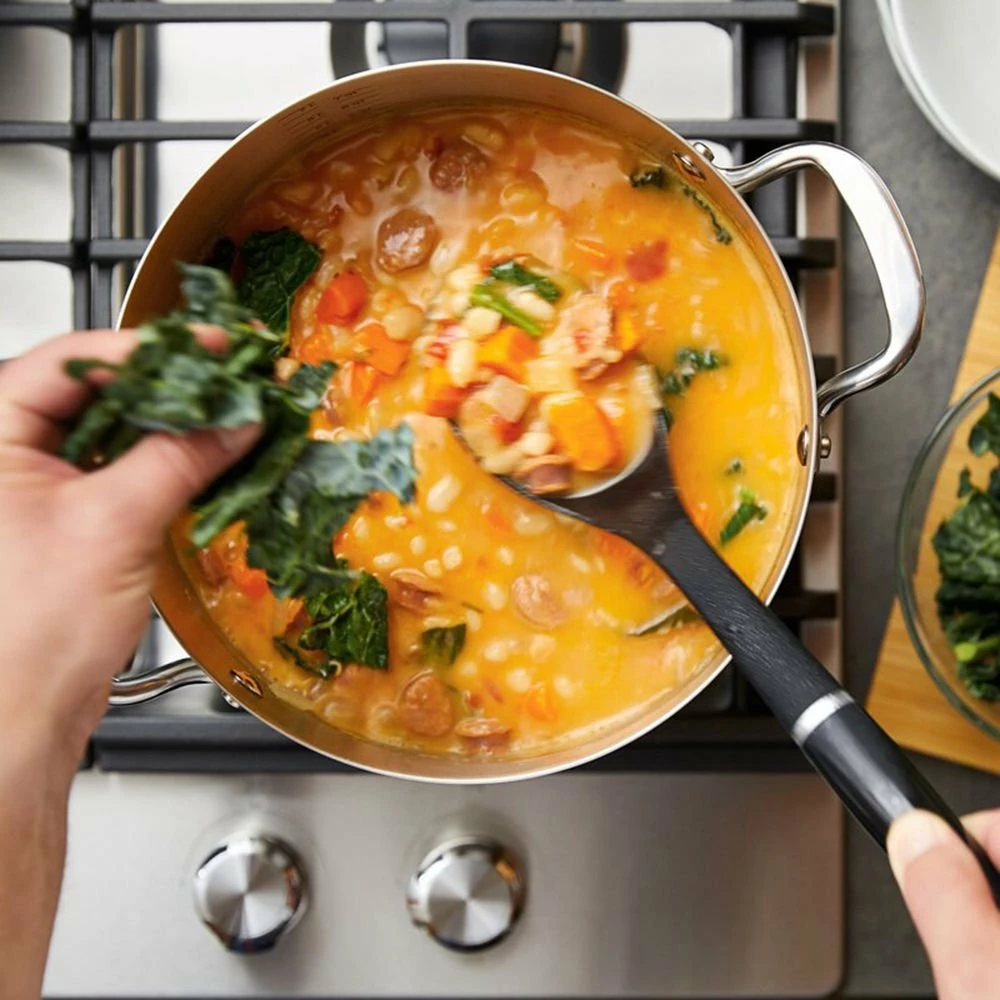 KitchenAid Non-Electrics KitchenAid Stainless Steel 3-Ply Base Stockpot With Lid | 8 Qt. - Image 7