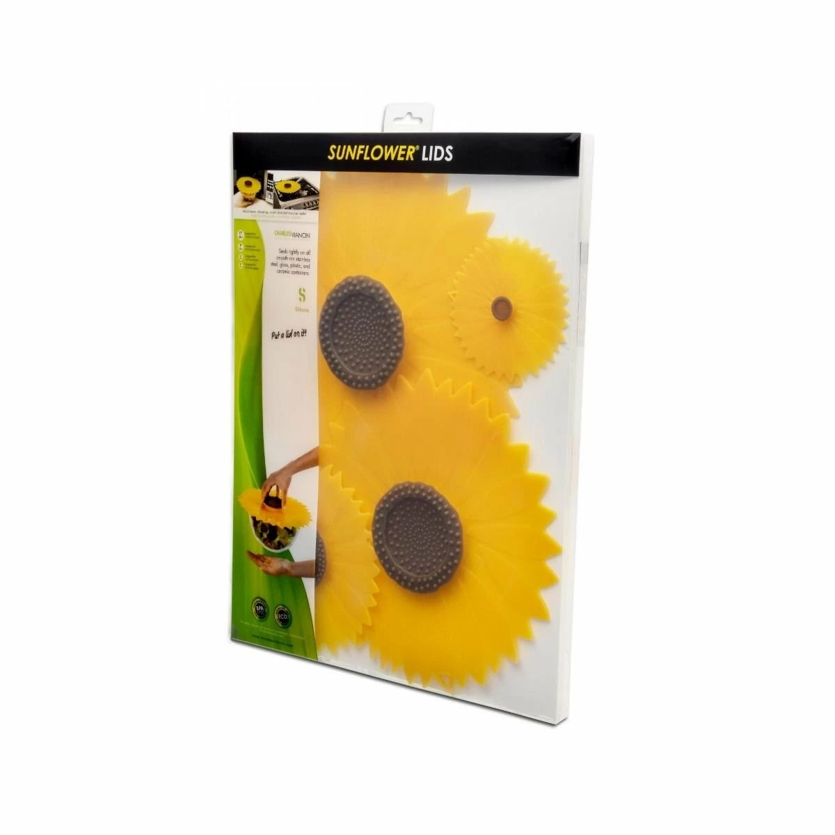 Charles Viancin Silicone Lid | Sunflower Gift Set (Set Of 4) 1 Charles Viancin Silicone Lid | Sunflower Gift Set (Set Of 4)