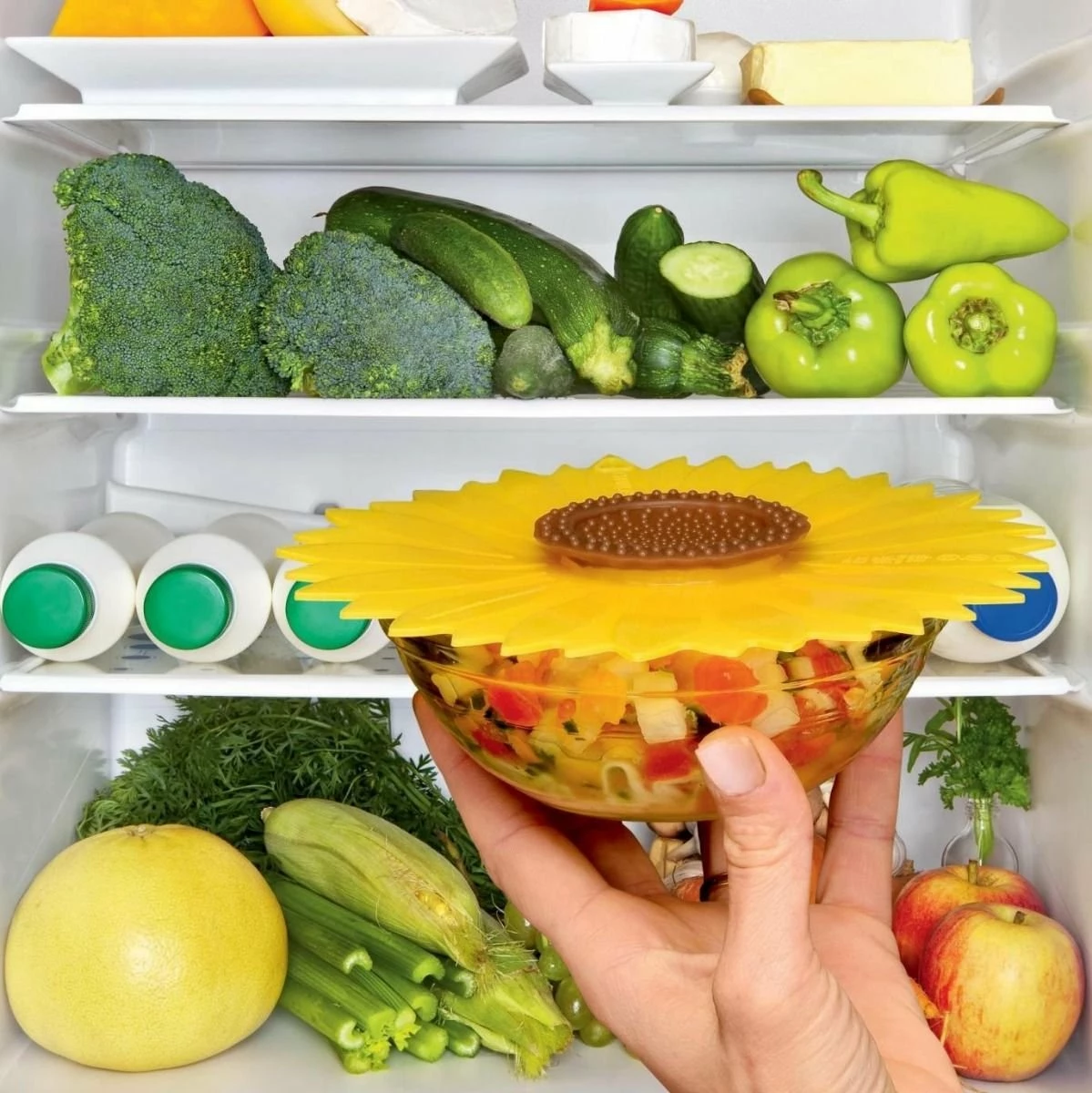 Charles Viancin Silicone Lid | Sunflower Gift Set (Set Of 4) 6 Charles Viancin Silicone Lid | Sunflower Gift Set (Set Of 4) - Image 6