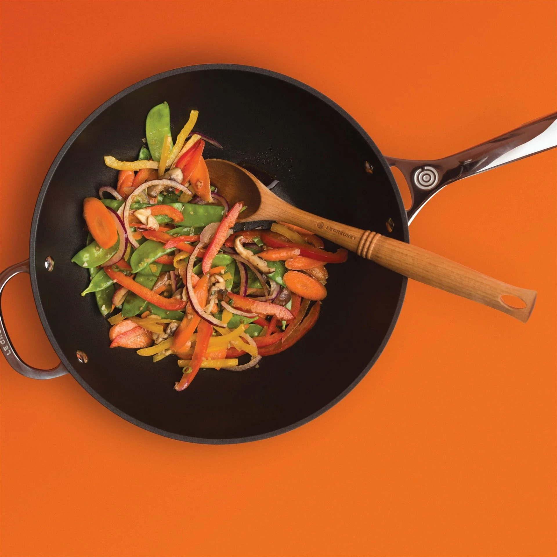 Le Creuset 12" Stir Fry Pan | Toughened Nonstick Pro - Image 9
