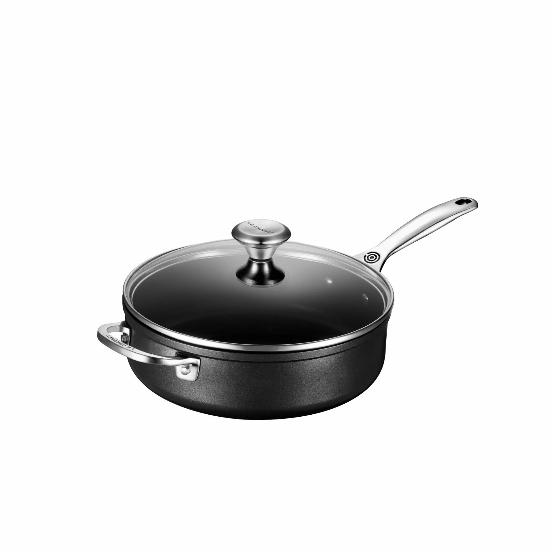Le Creuset 4.25 Qt. Sauté Pan With Glass Lid | Toughened Nonstick Pro 1 Le Creuset 4.25 Qt. Sauté Pan With Glass Lid | Toughened Nonstick Pro