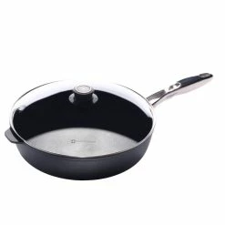 Swiss Diamond | HD Sauté Pan With Lid & Stainless Steel Handle - 12.5" (5.8 Qt.)
