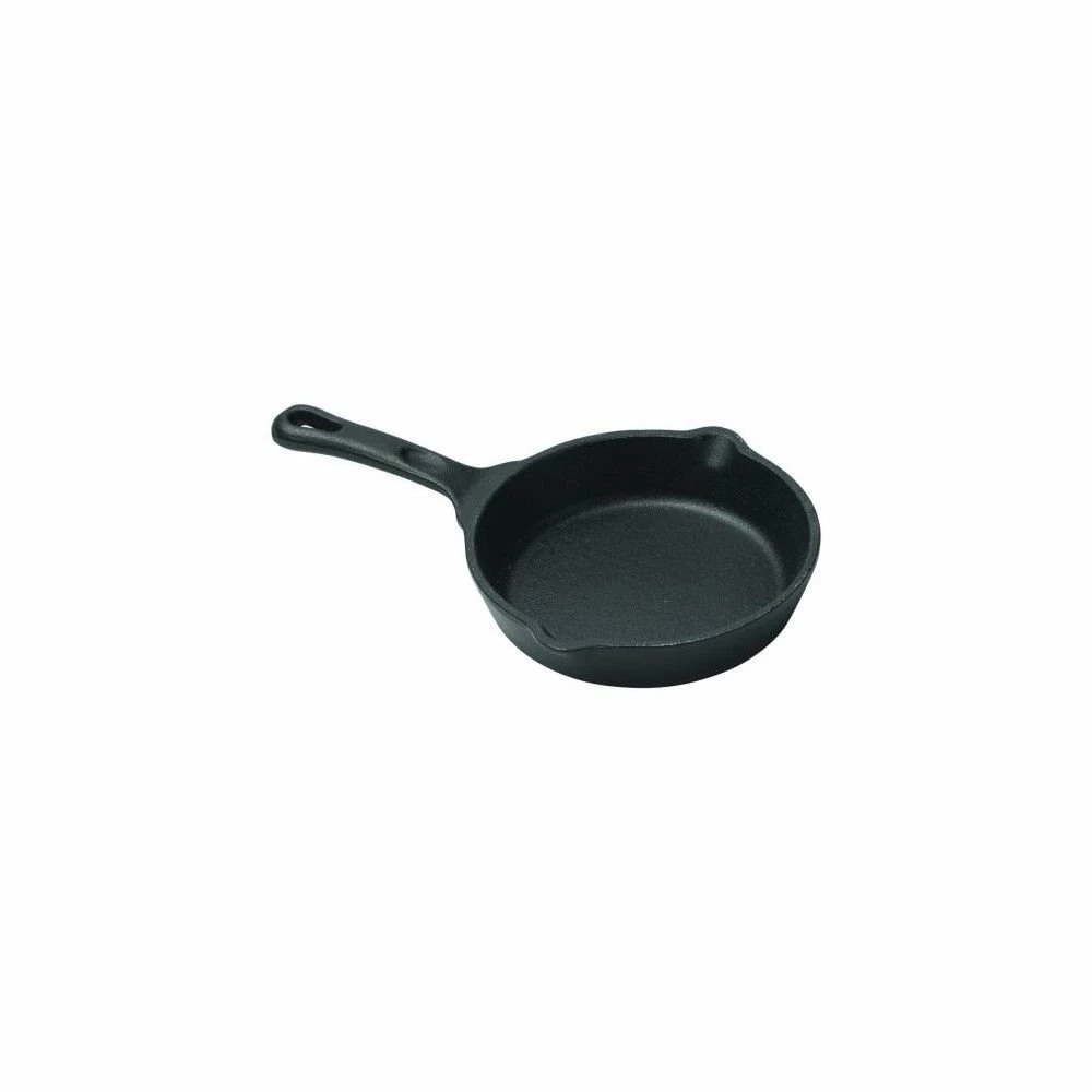 Winco FireIron Round Mini Cast Iron Skillet | 7.25oz