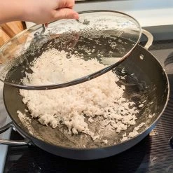 Alternative view of Swiss Diamond | Hard Anodized Induction 12.5" Nonstick Wok With Glass Lid