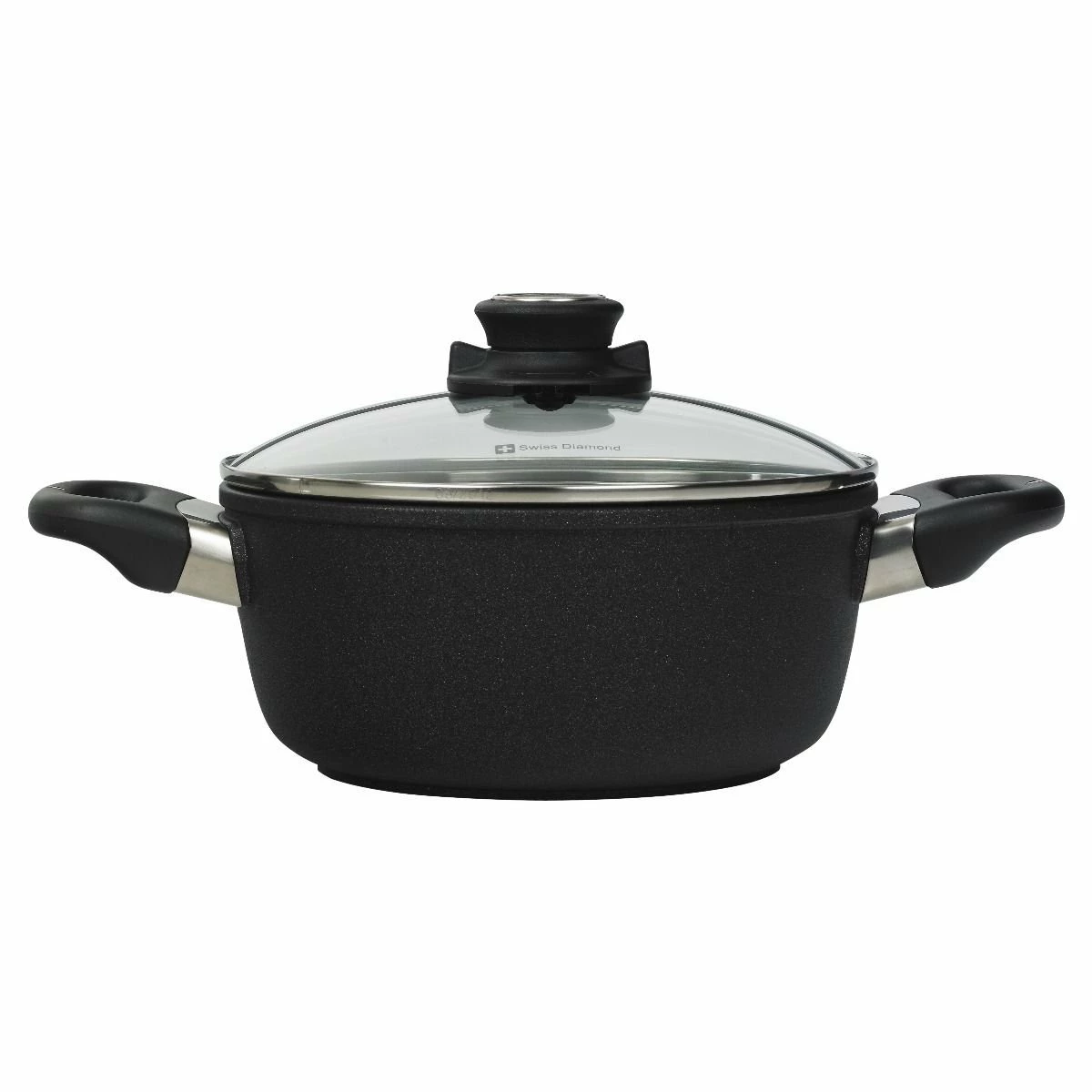 Swiss Diamond | XD Casserole With Lid - 8" (2.3 Qt.) 2 Swiss Diamond | XD Casserole With Lid - 8" (2.3 Qt.) - Image 2